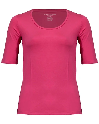 Soft Touch Scoop Neck Top