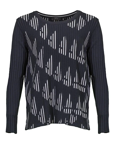Marc Cain Abstract Print Pullover