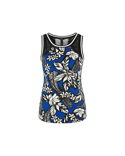 Marc Cain All Over Floral Pattern Tank Top