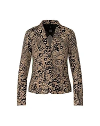 Marc Cain Animal Crossing Print Scuba Blazer