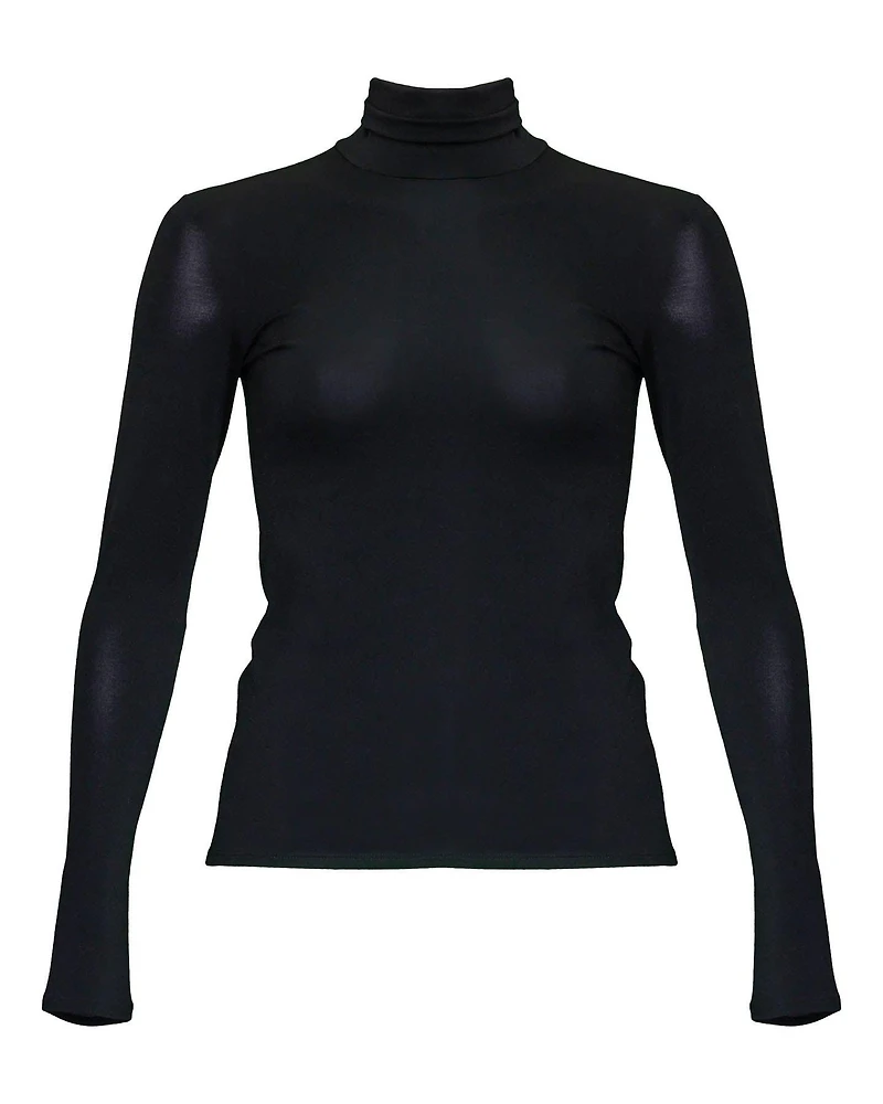 Baby Skin Turtleneck Black