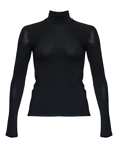 Baby Skin Turtleneck Black
