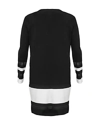 Black and White Knit Dress