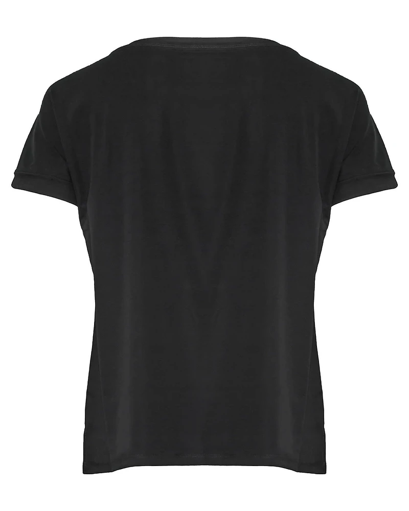 Button Detail T-Shirt
