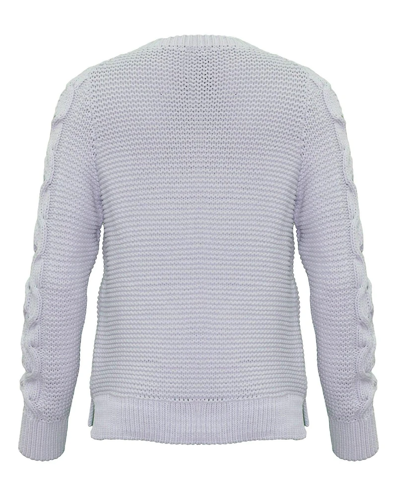 Cable Sleeve Sweater