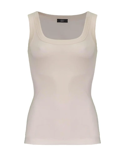 Classic Ribbed Tank Rose Powder