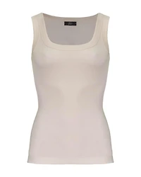 Classic Ribbed Tank Rose Powder