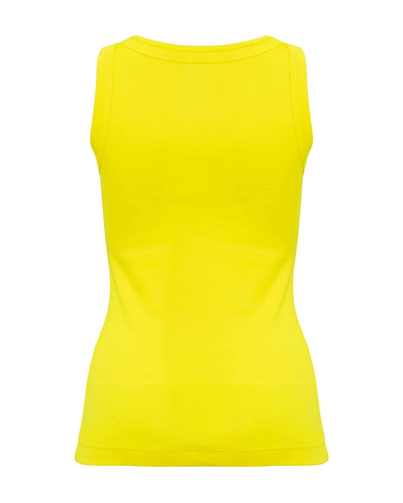 Classic Ribbed Tank Sulphur