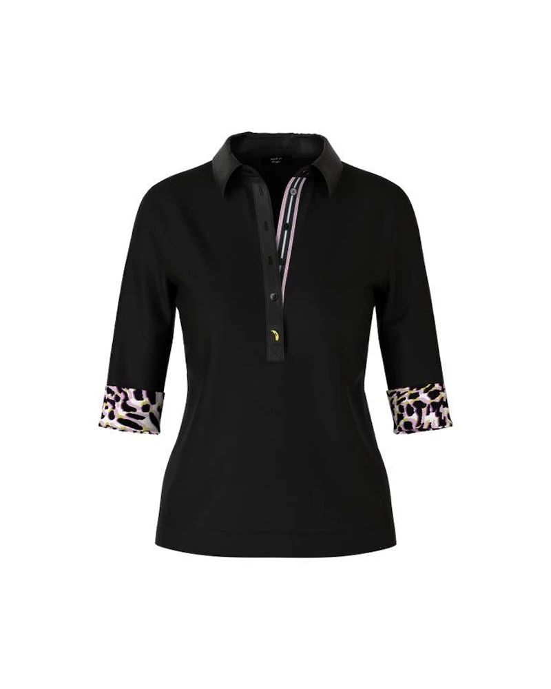 Contrast Details Polo Shirt