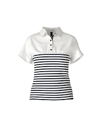 Marc Cain Cotton Stripe Mix Top