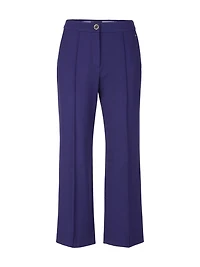 Cropped Crepe Pant