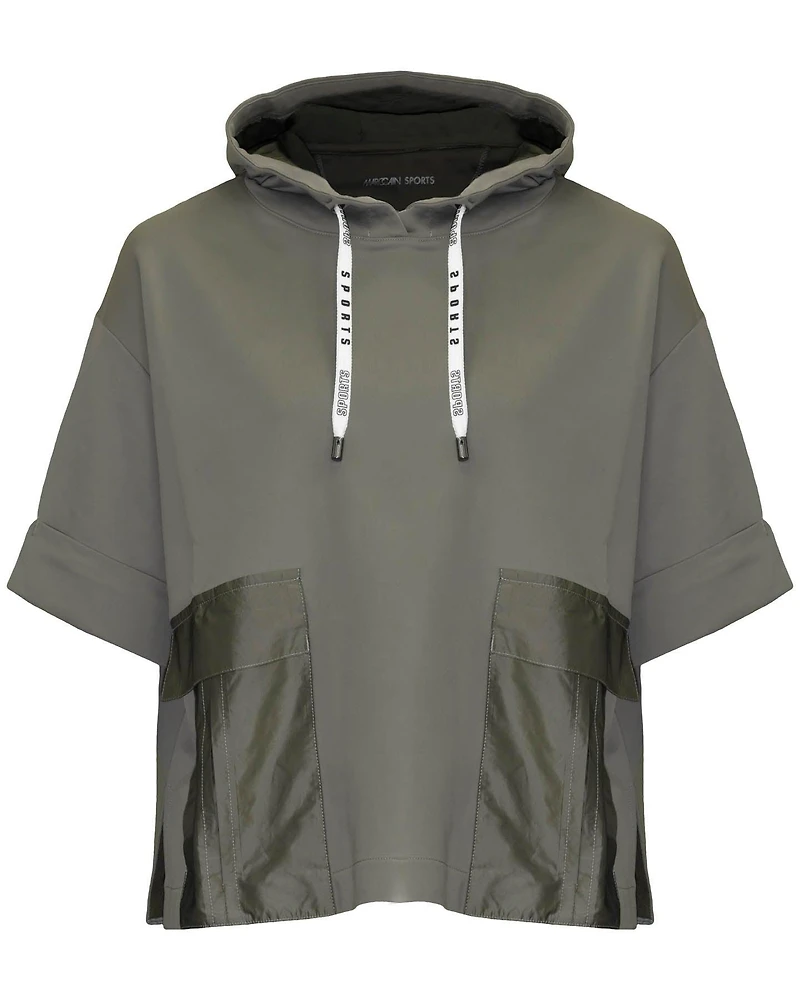 Cropped Hooded Sweatshirt