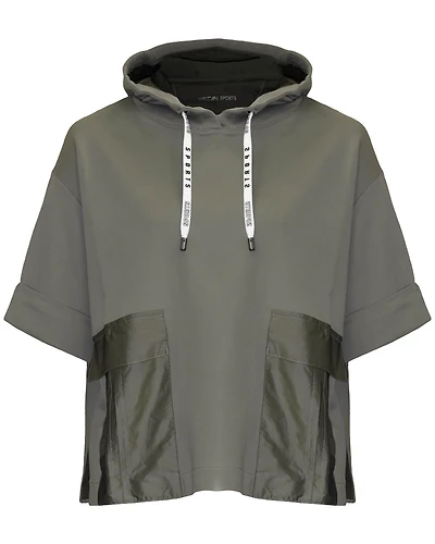 Cropped Hooded Sweatshirt