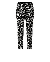 Marc Cain Elephant Print Cropped Pants