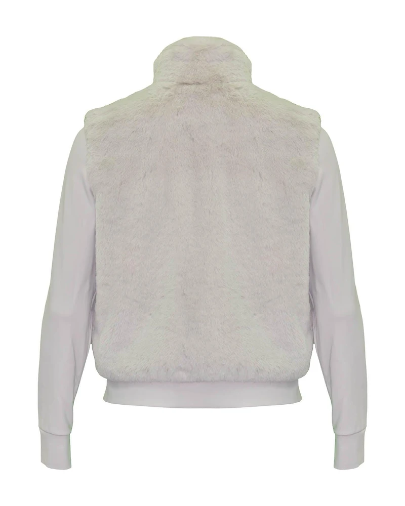 Faux Fur Scuba Jacket