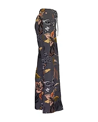 Floral Print Jersey Pants