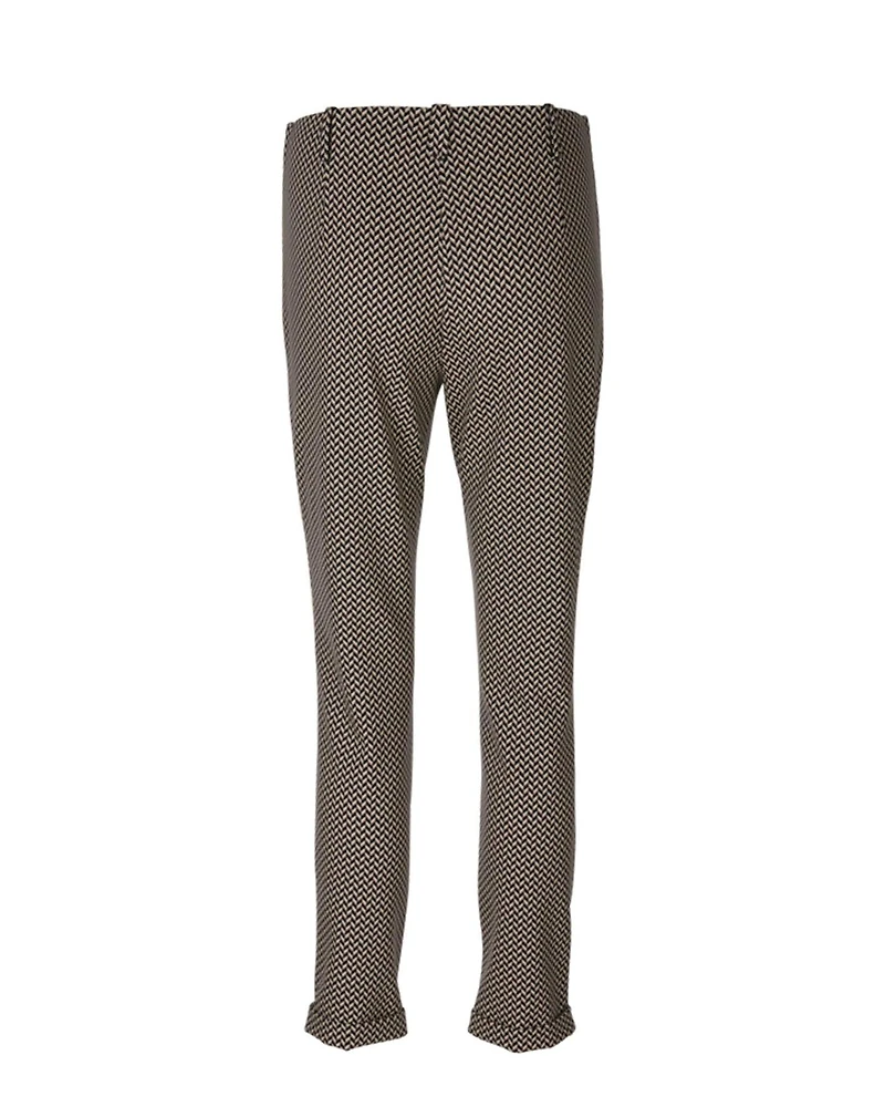 Herringbone Print Pants