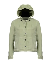 Hooded Jean Jacket