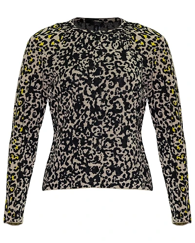 Jacquard Print Cardigan
