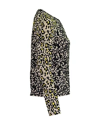 Jacquard Print Cardigan