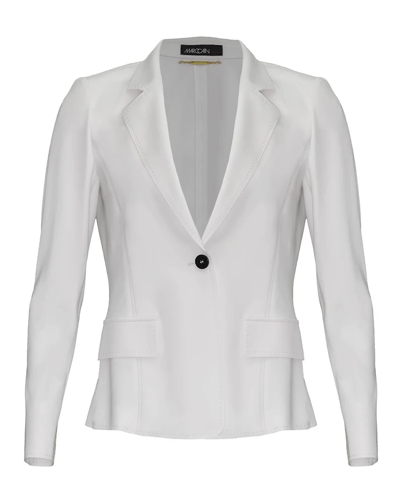 Jersey Blazer Cashew