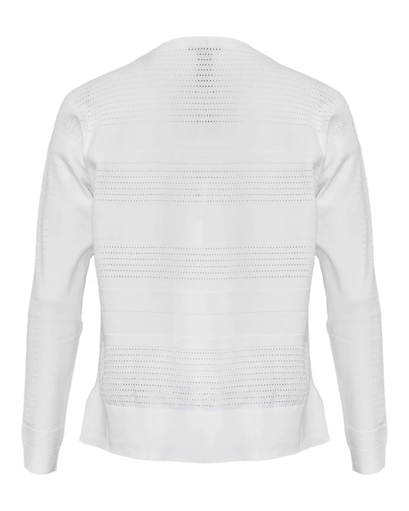 Knit Ajour Stripe Sweater