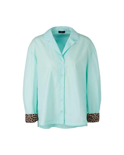 Marc Cain Leopard Cuff Shirt