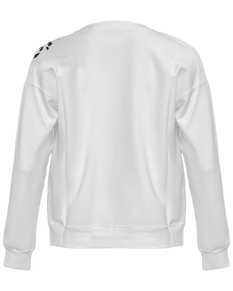 Leopard Motif Sweatshirt