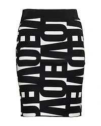 LOVE Lettering Pencil Skirt