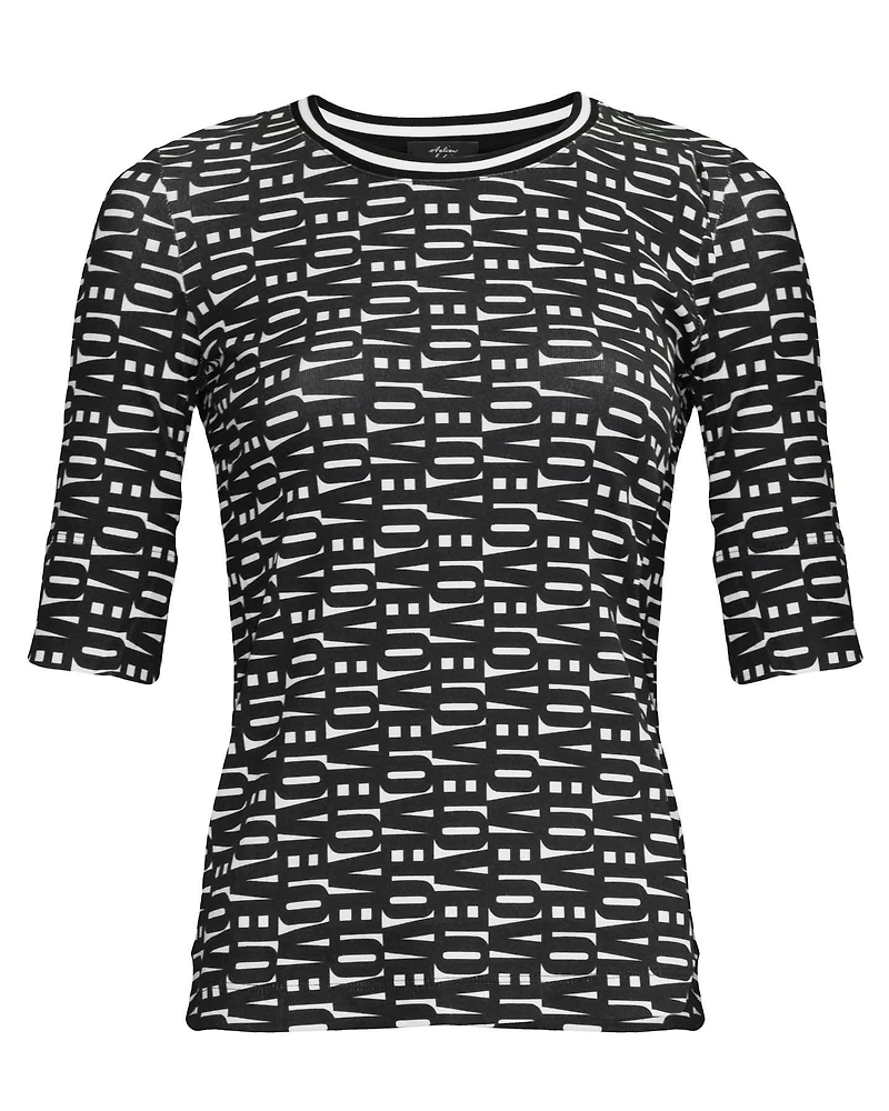 LOVE Lettering Print Pullover