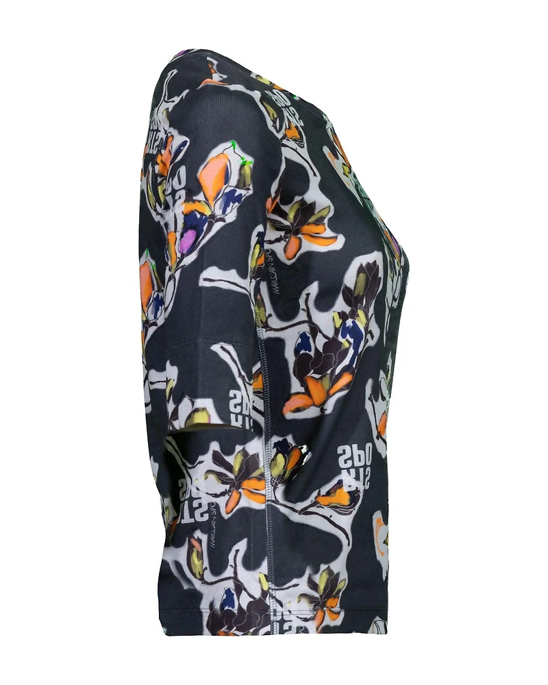 Magnolia Print T-Shirt