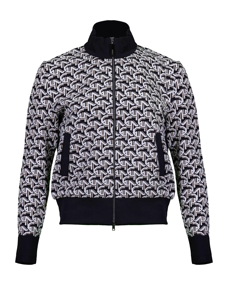 MC Print Zip Cardi