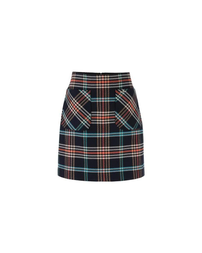 Marc Cain Plaid Mini Skirt
