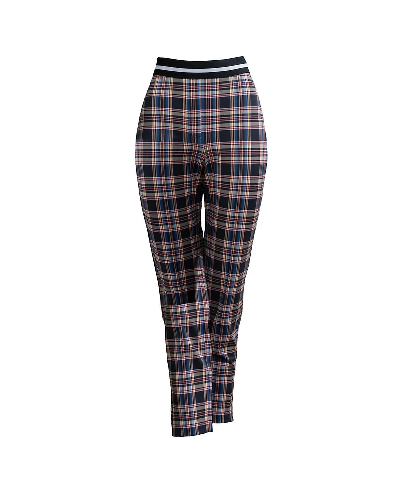 Plaid Scuba Pant