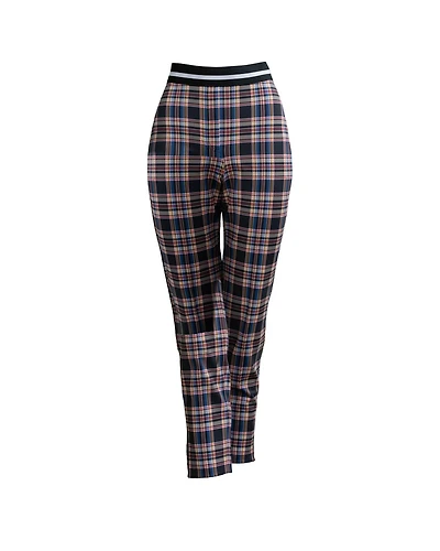 Plaid Scuba Pant