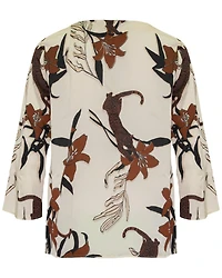 Playful Leopard Florals Top