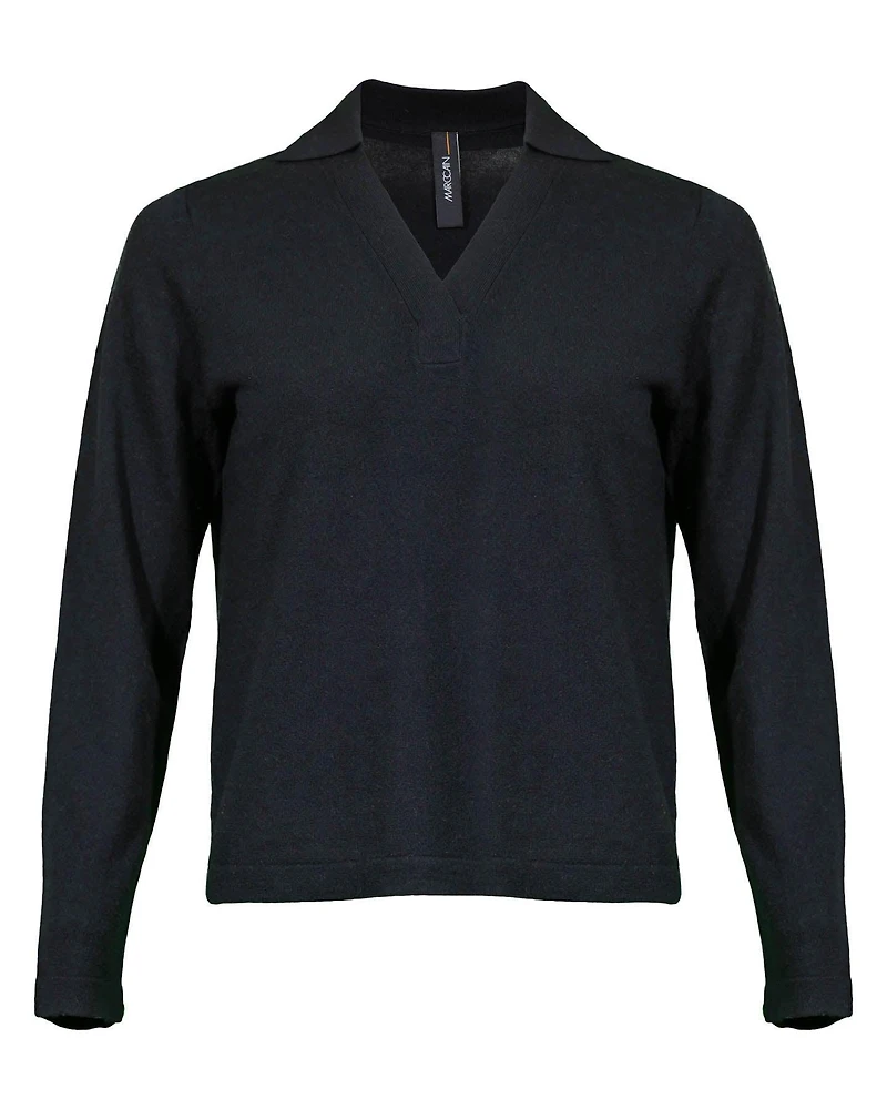 Polo Long Sleeve Knit Pullover