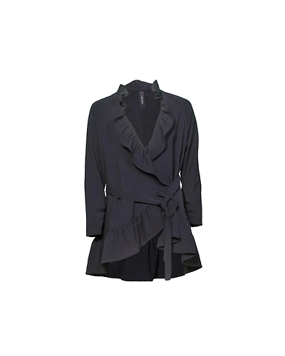 Poly Ruffle Jacket