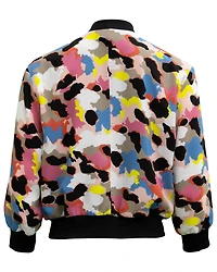 Print Bomber Jacket