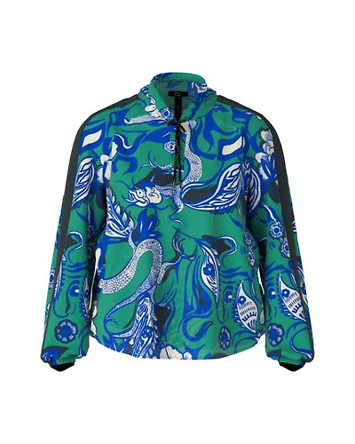 Raglan Print Blouse