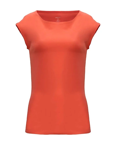 Red Cap Sleeve Tee