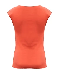 Red Cap Sleeve Tee