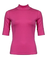 Rib Mock Neck Top