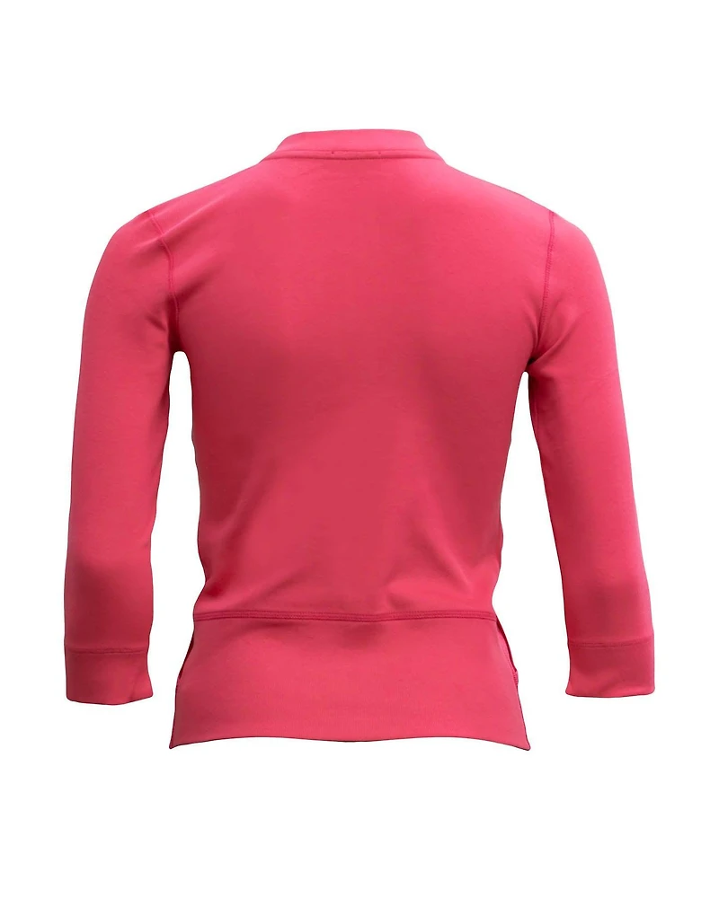 Ribbed Two-Way Zipped Cardi