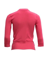 Ribbed Two-Way Zipped Cardi