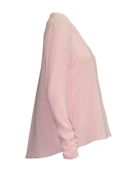 Ruched Pink Blouse
