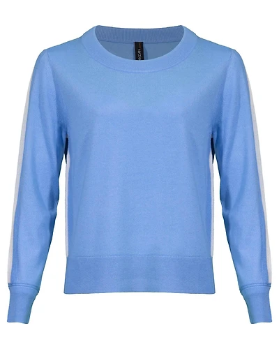 Side Stripe Long Sleeve Sweater