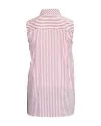 Sleeveless Stripe Shirt
