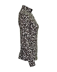 Snap Collar Long Sleeve T-Shirt