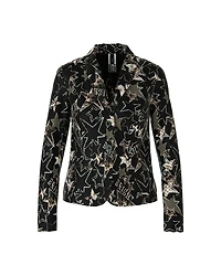 Marc Cain Star Print Scuba Jacket